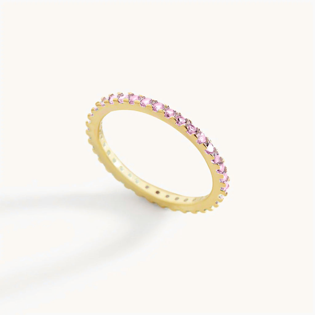 Anillo Eternidad con Piedra de Nacimiento