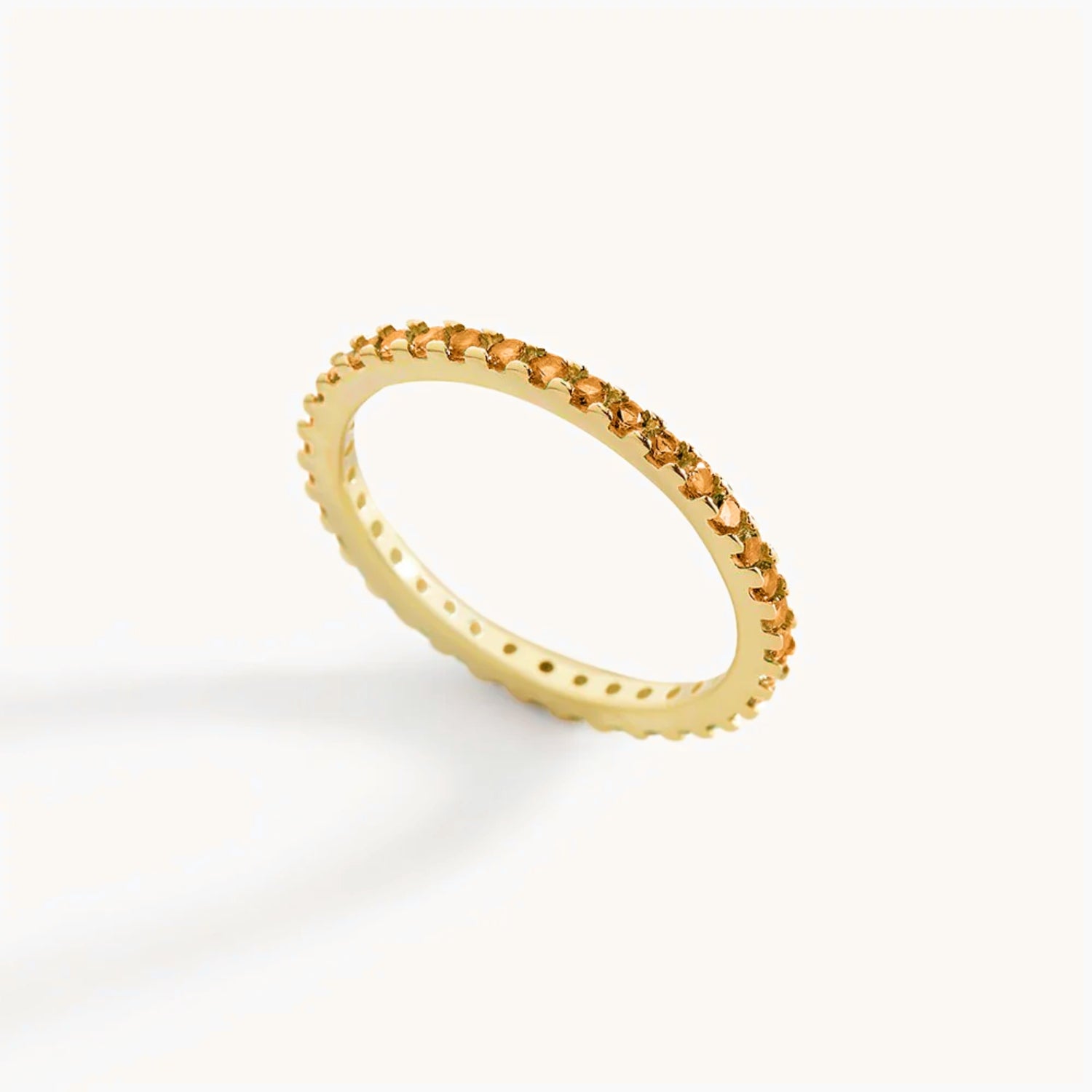 Bague Éternité Pierre de Naissance en Or