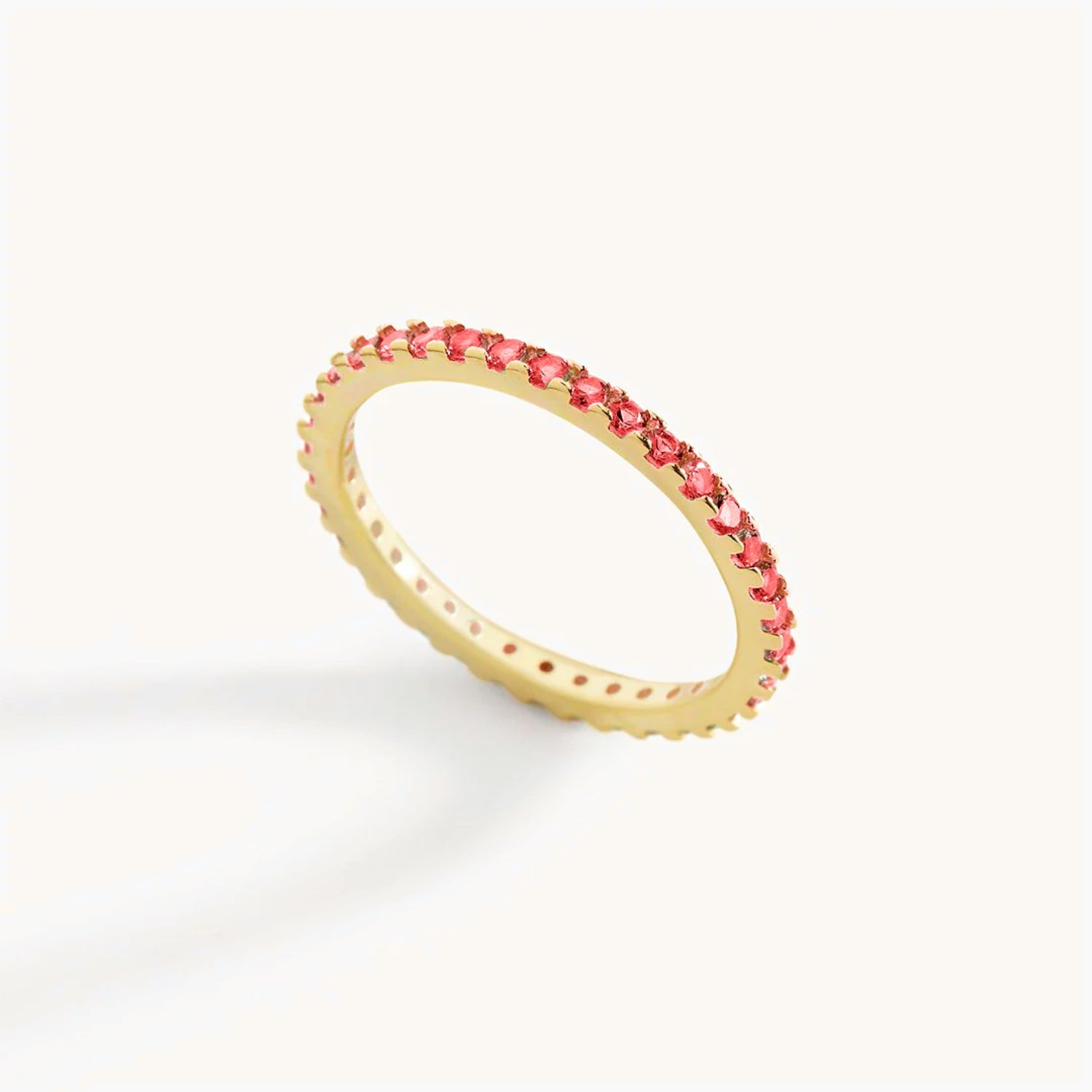 Bague Éternité Pierre de Naissance en Or