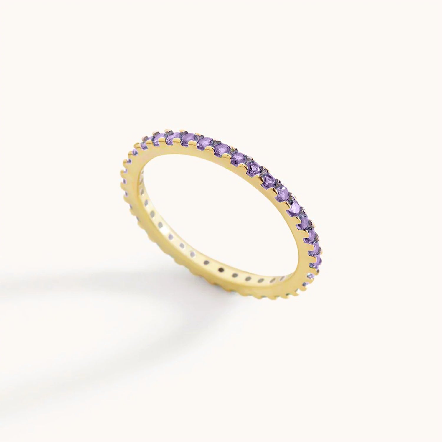 Bague Éternité Pierre de Naissance en Or