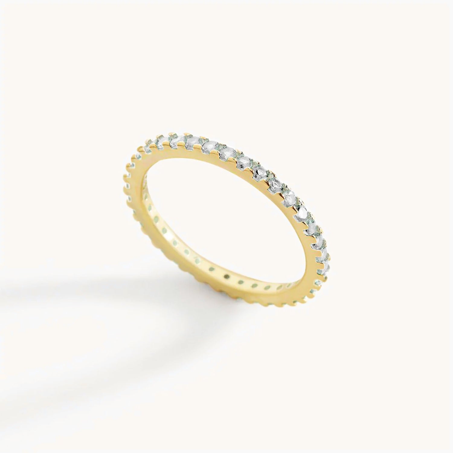 Bague Éternité Pierre de Naissance en Or