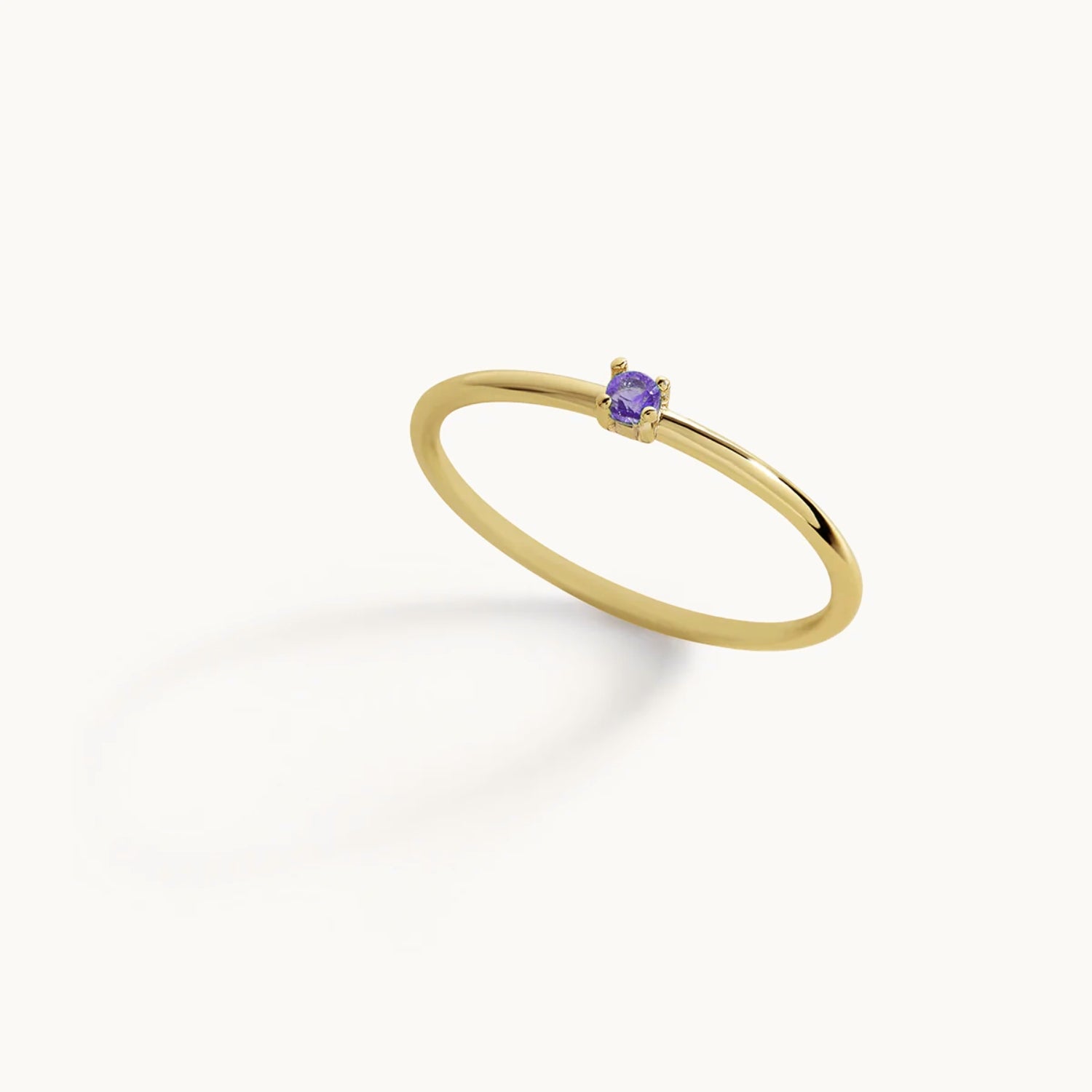 Bague Fine Pierre de Naissance en Or