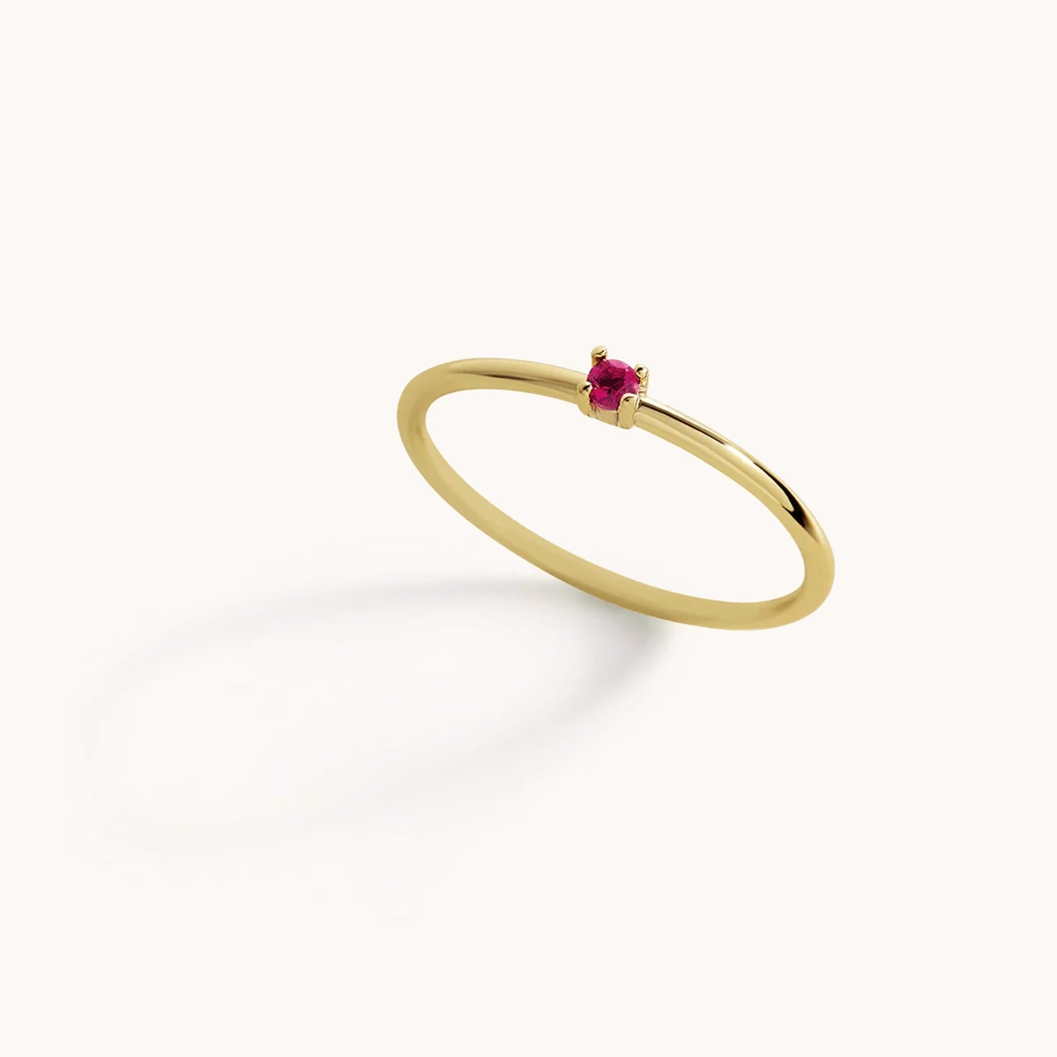 Bague Fine Pierre de Naissance en Or