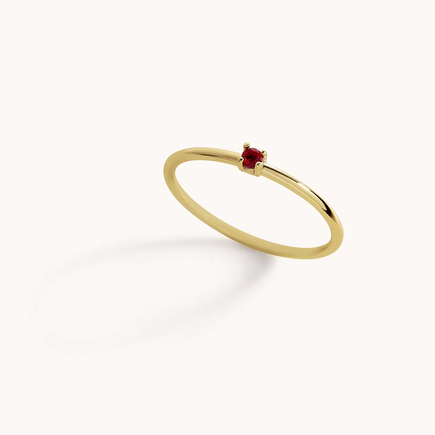 Bague Fine Pierre de Naissance en Or