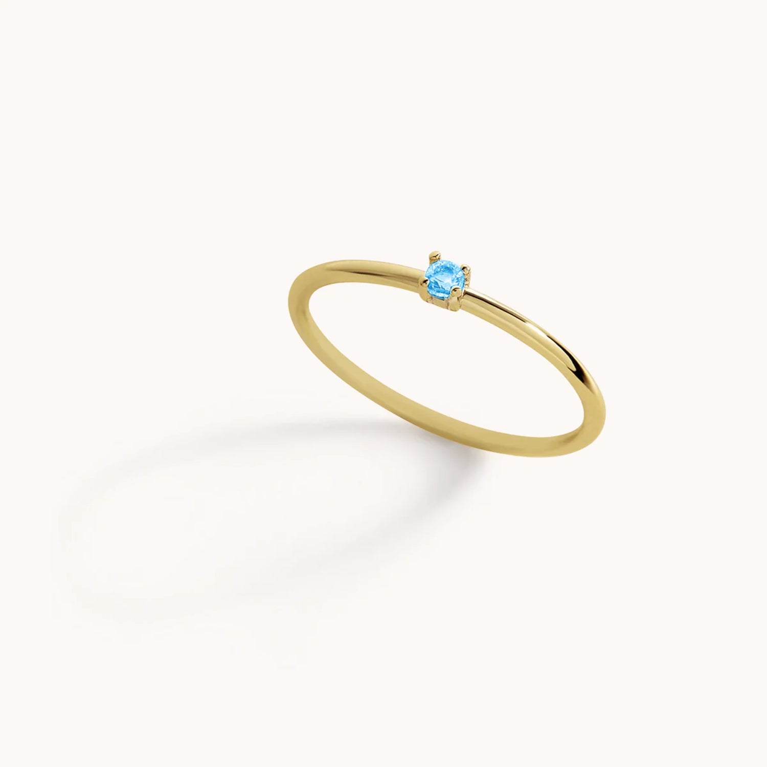 Bague Fine Pierre de Naissance en Or
