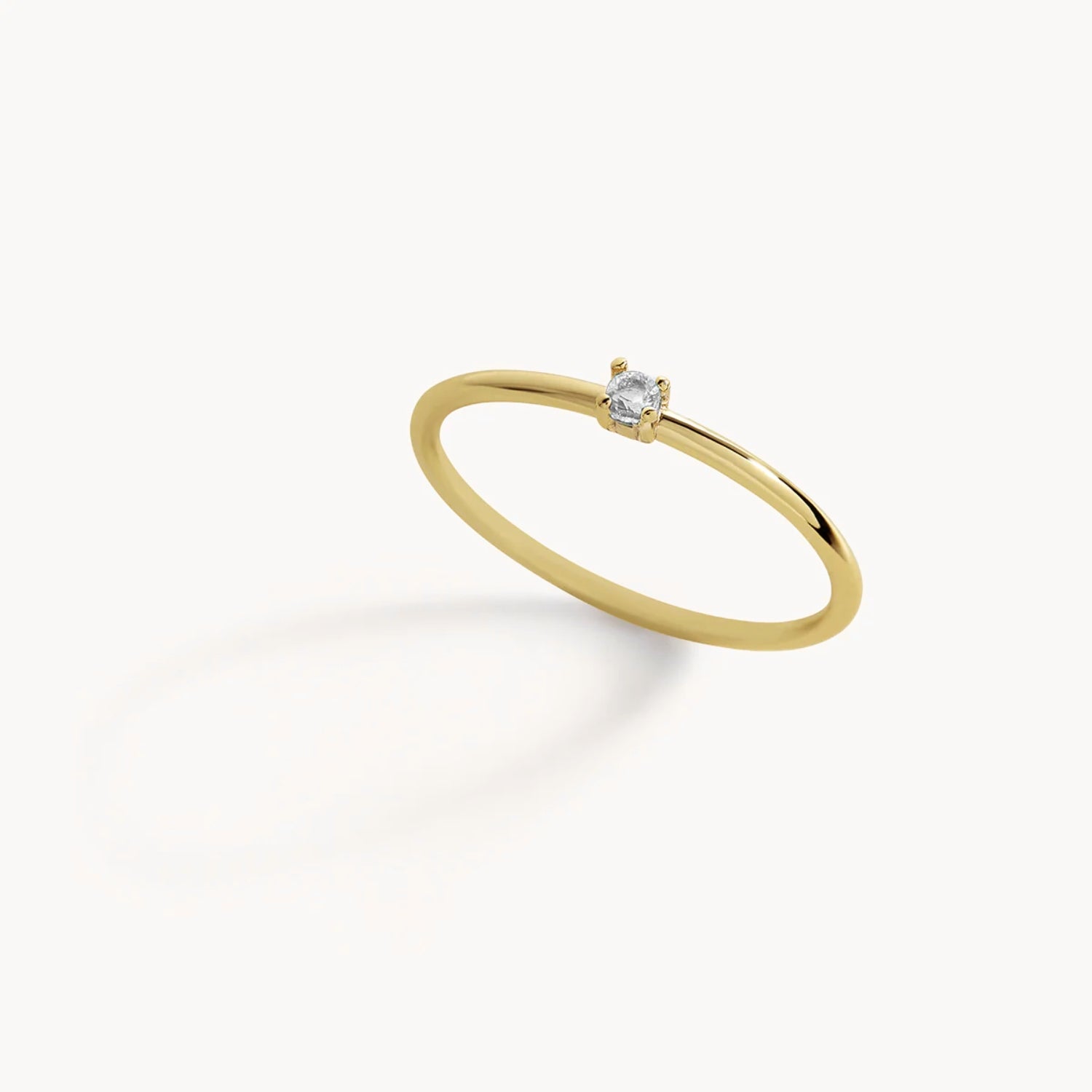 Bague Fine Pierre de Naissance en Or