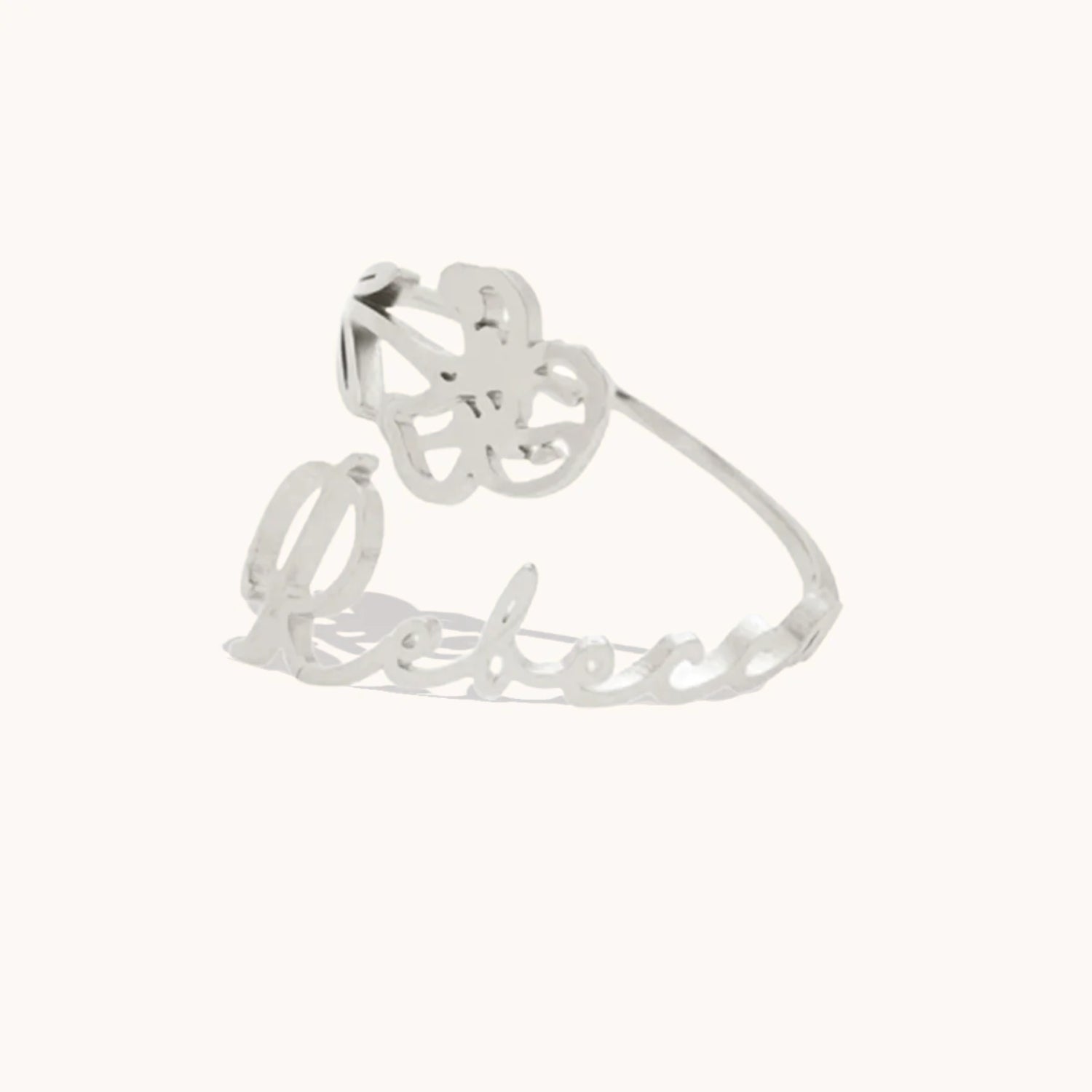 Bague Fleur de Naissance Personnalisée