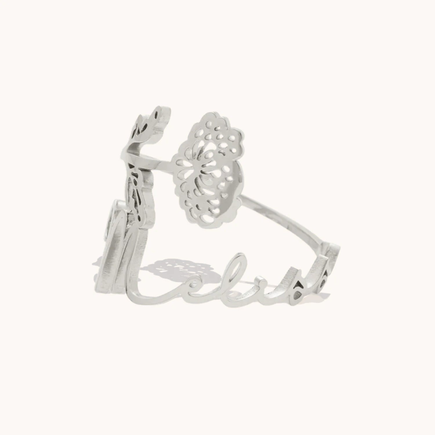 Bague Fleur de Naissance Personnalisée