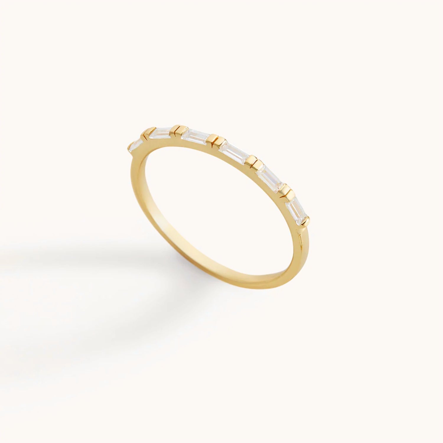 Bague Ligne d’Éclats en Or
