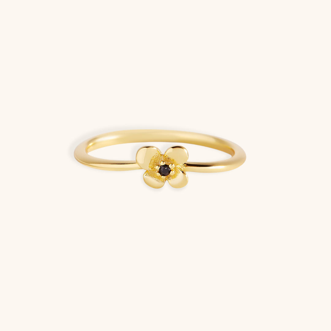 Golden Petals Ring