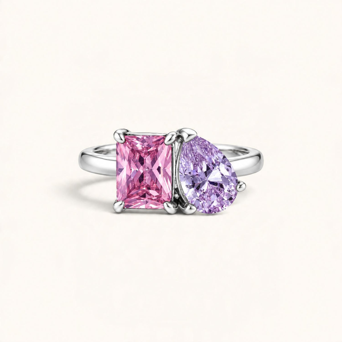 Bague Symbiose avec Pierres Personnalisées