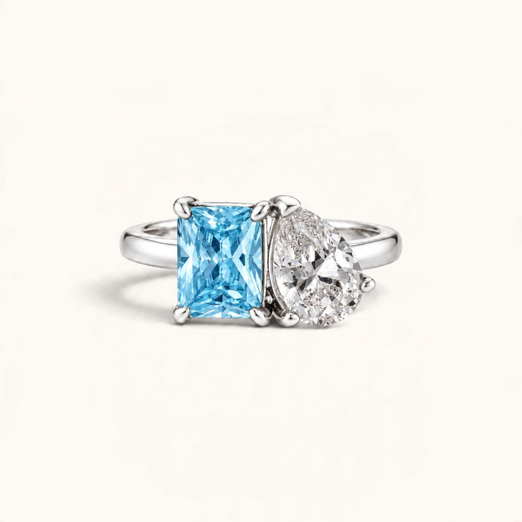Bague Symbiose avec Pierres Personnalisées