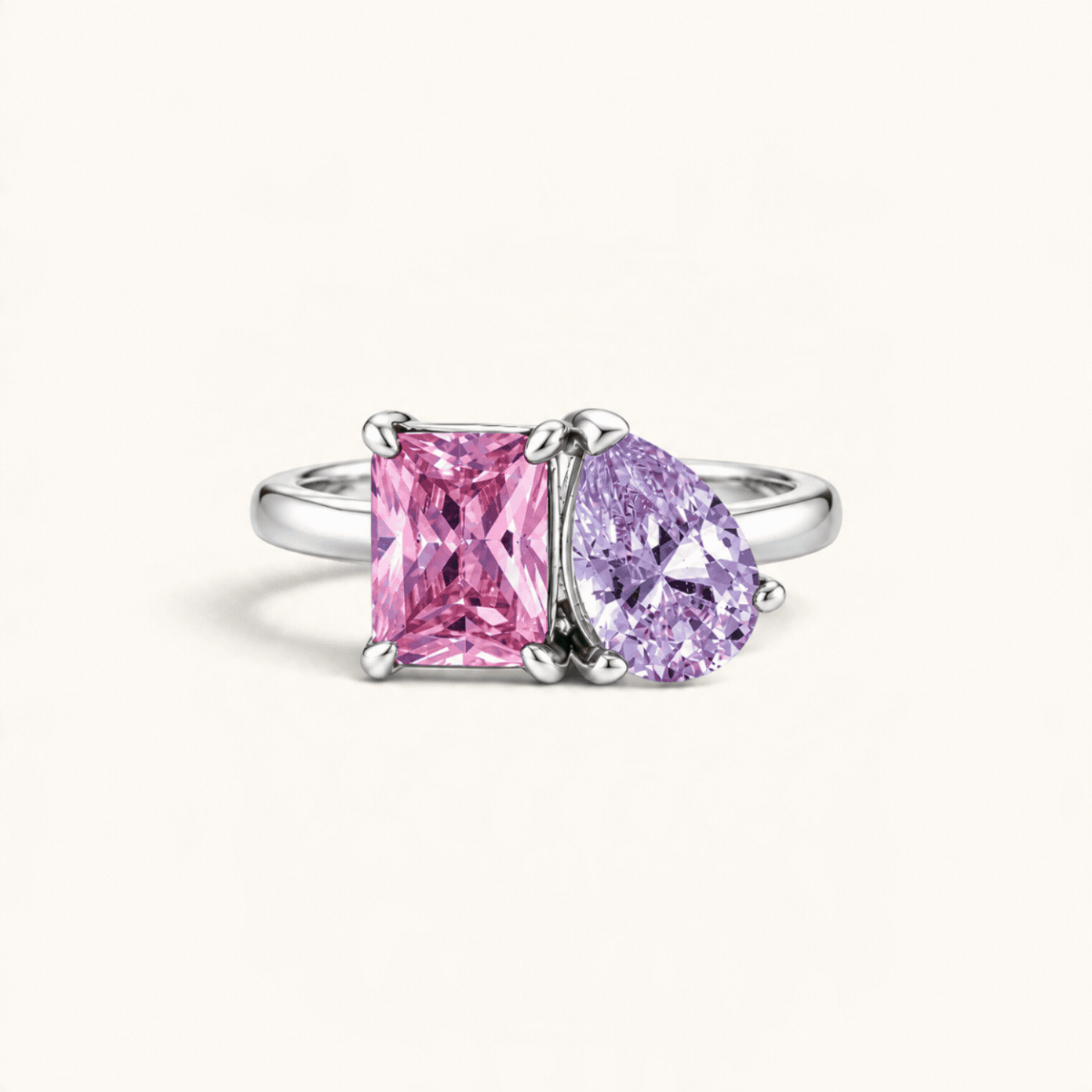 Bague Symbiose avec Pierres Personnalisées