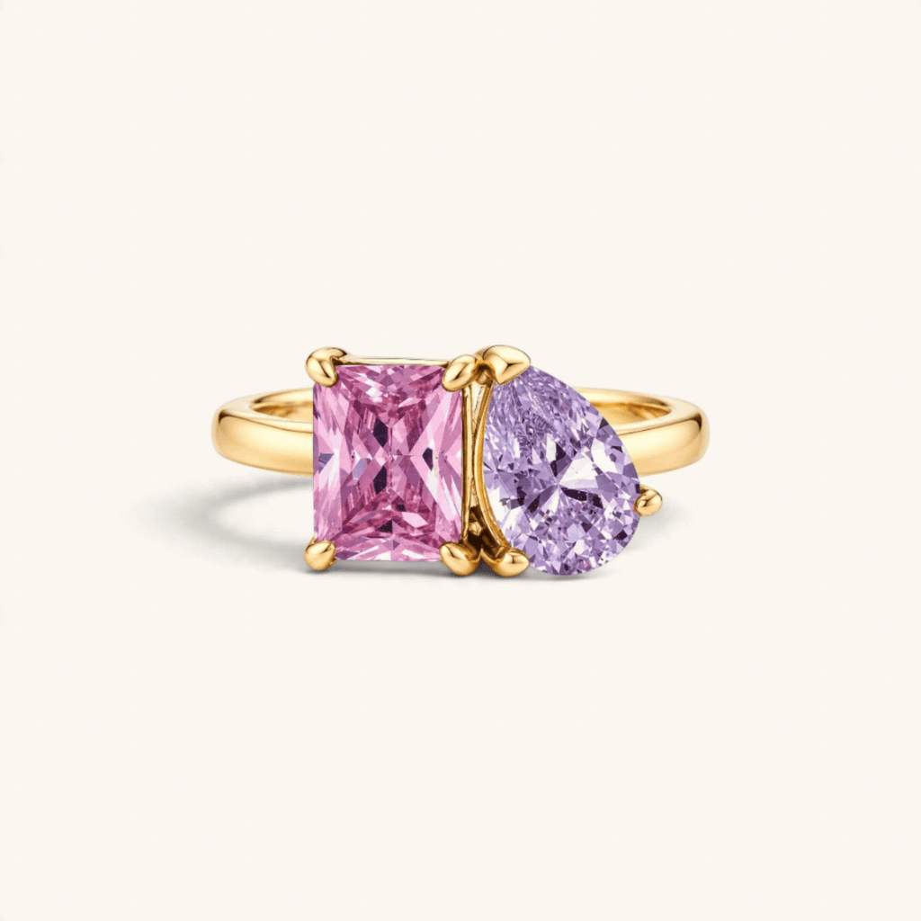 Bague Symbiose avec Pierres Personnalisées