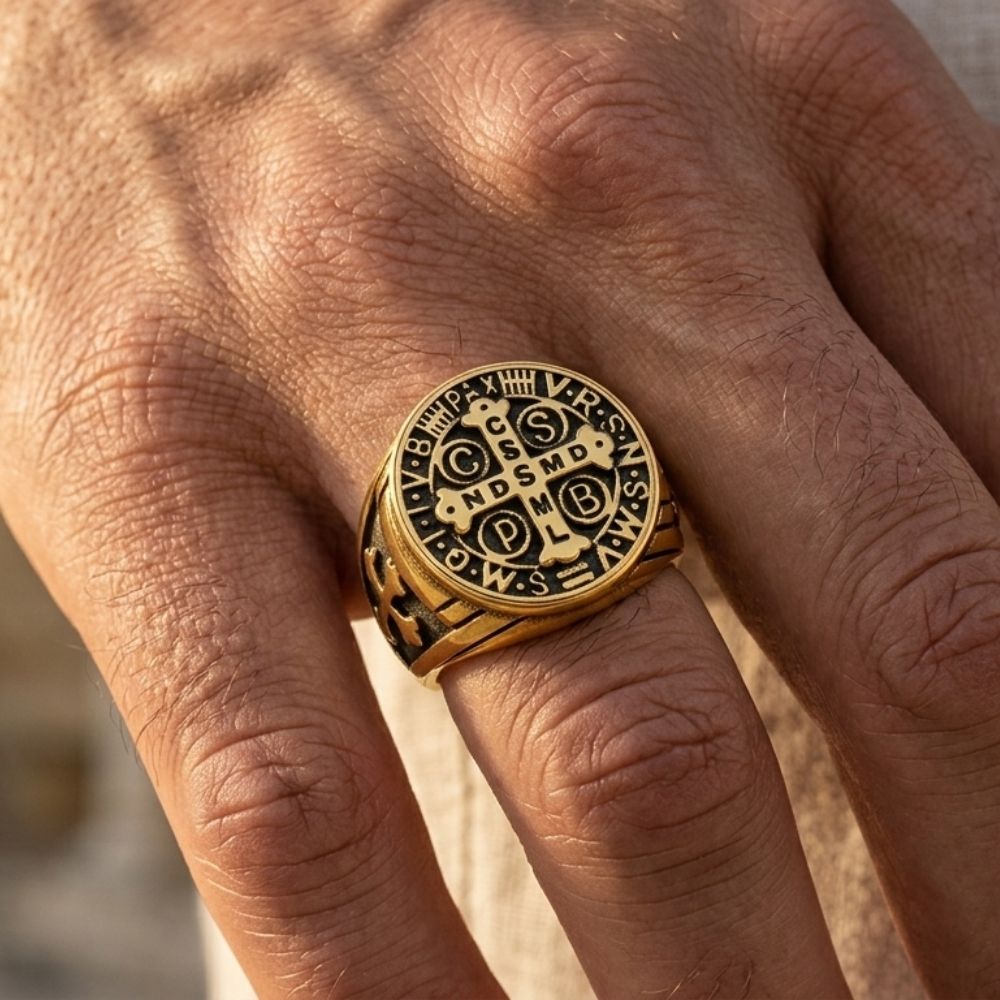 Benedict | Saint Benedict Ring for Men
