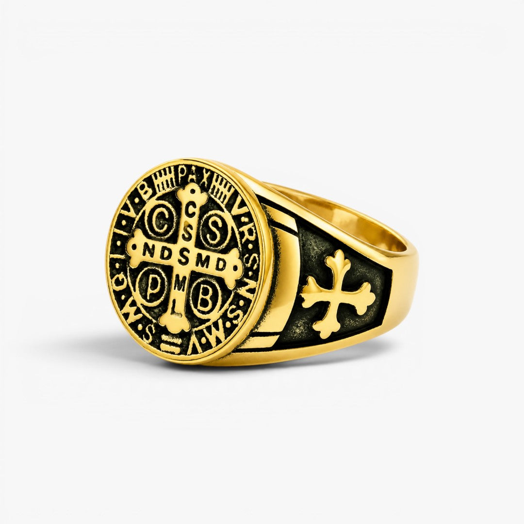 Benedict | Bague Saint Benoît Homme