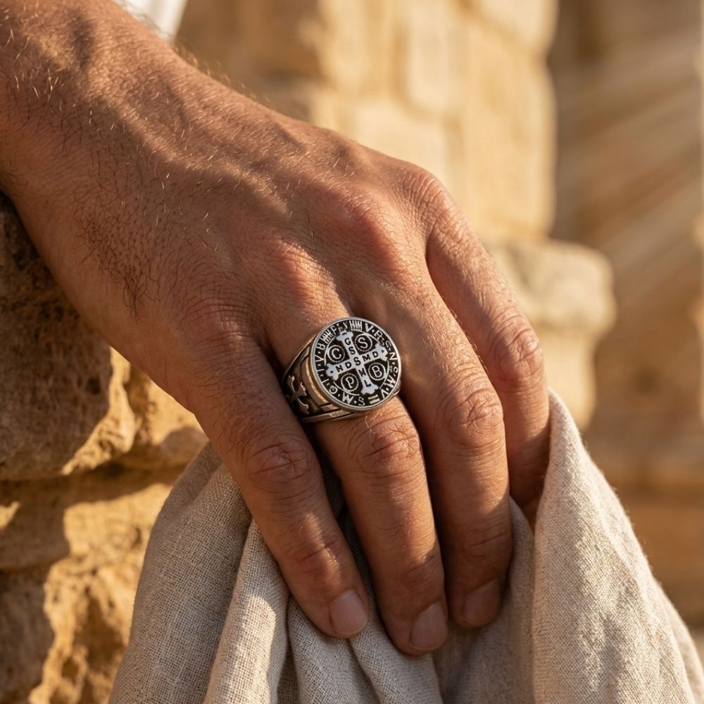 Benedict | Saint Benedict Ring for Men