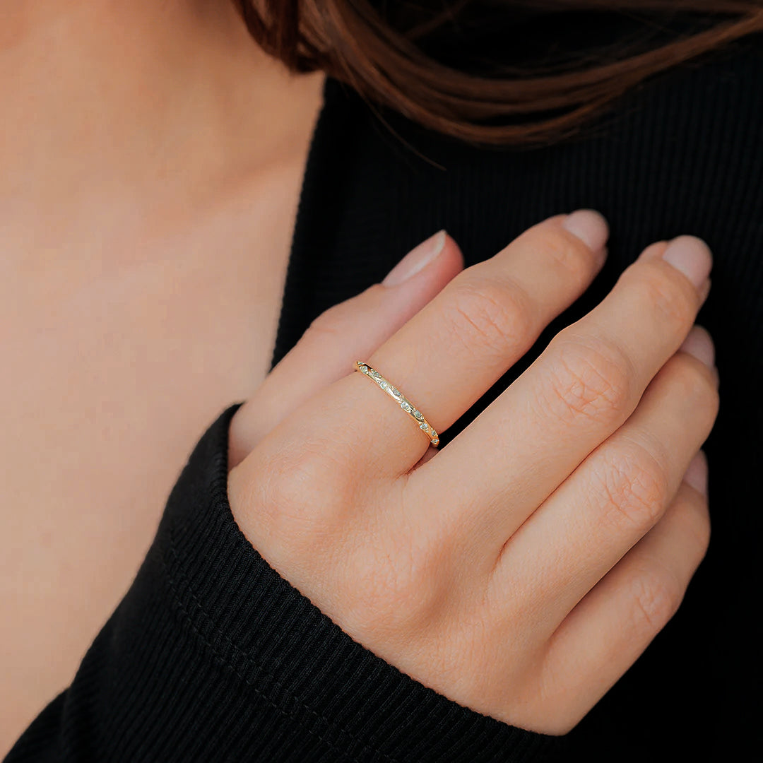 Bague Constellation Pierre de Naissance en Or