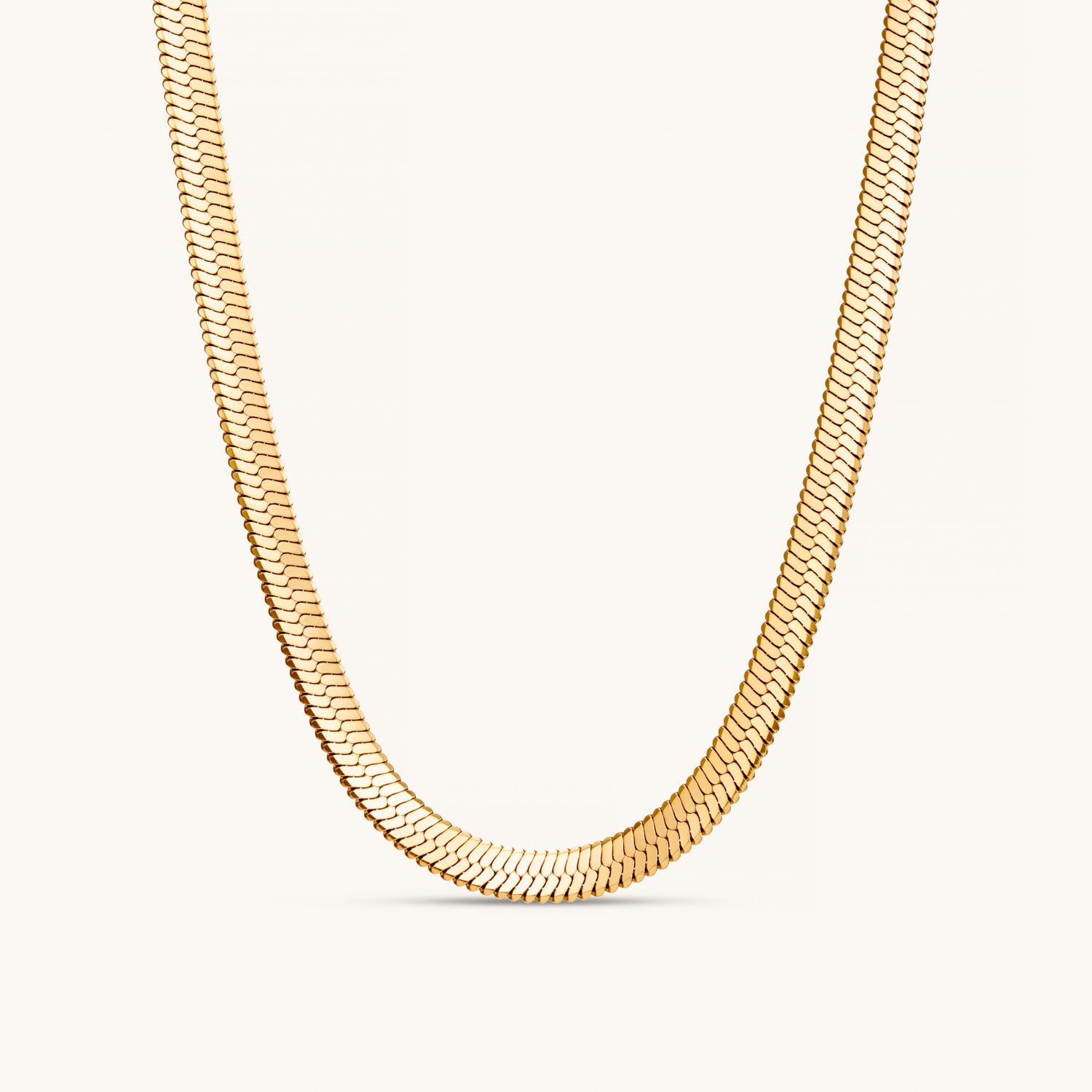 Collier Chaîne Épi Audacieux en Or