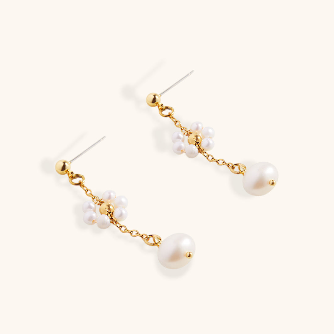 Gänseblümchen-Charme Ohrringe