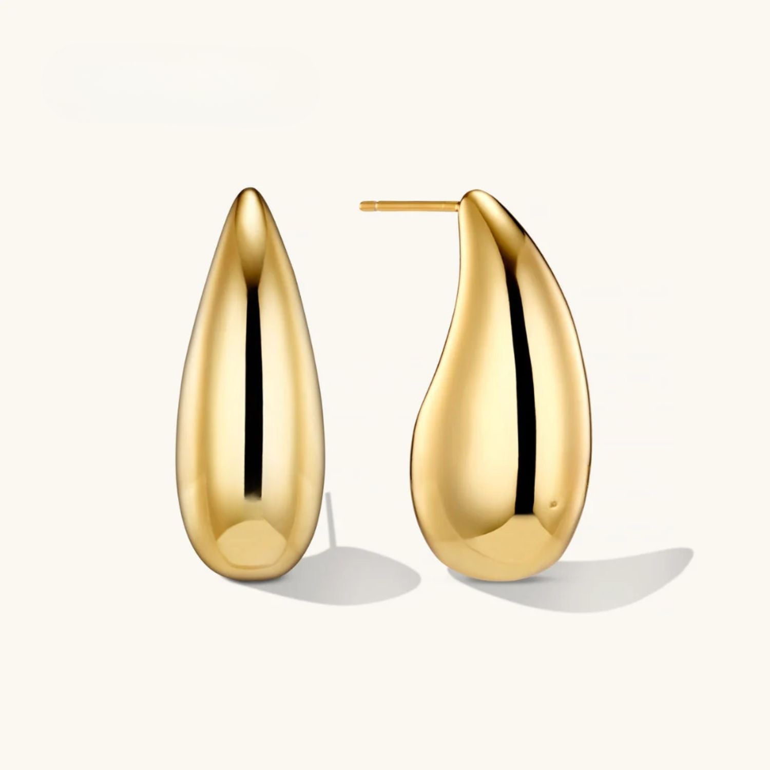 Boucles d’Oreilles Dome Grandes en Or