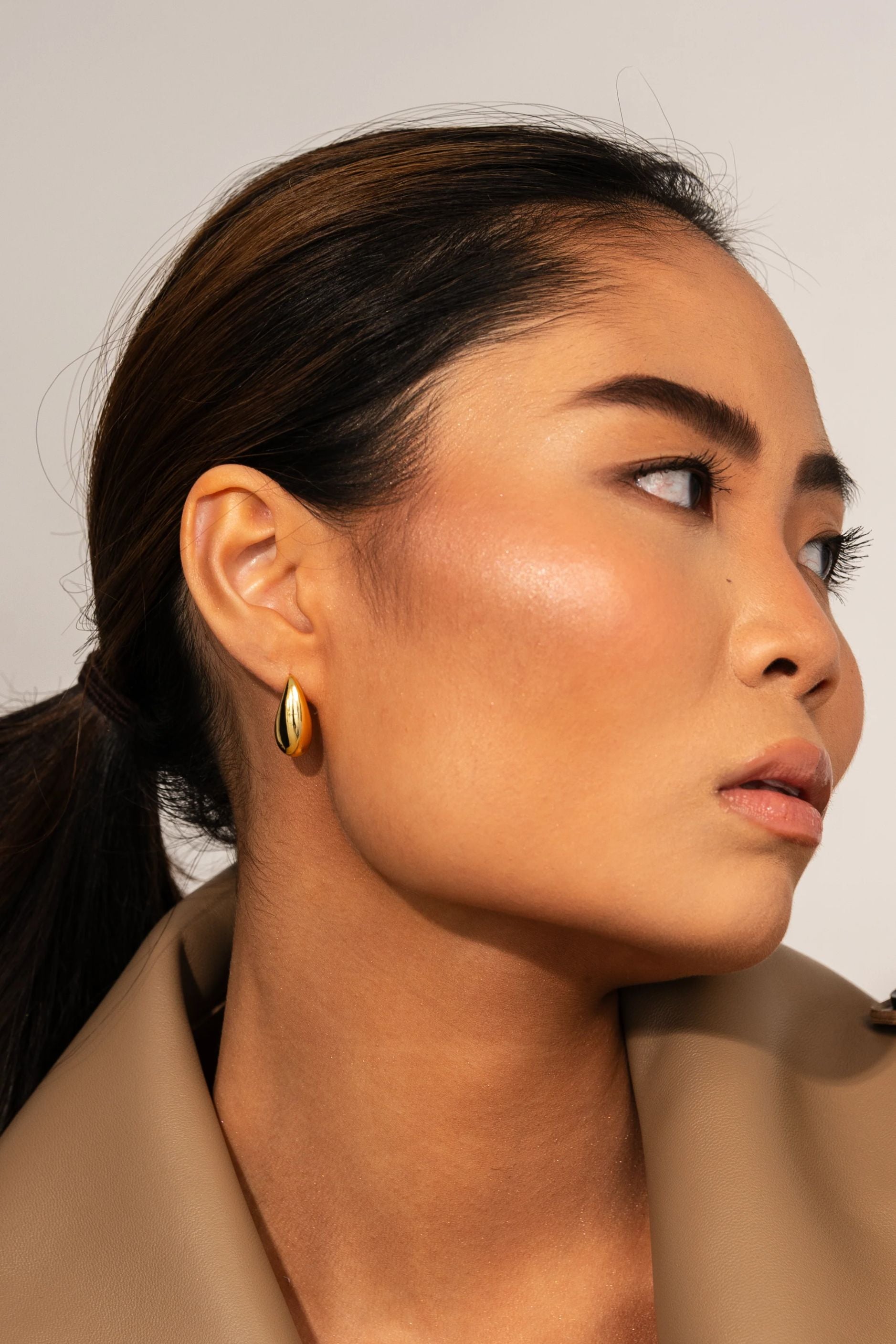Boucles d’Oreilles Dôme Petites en Or