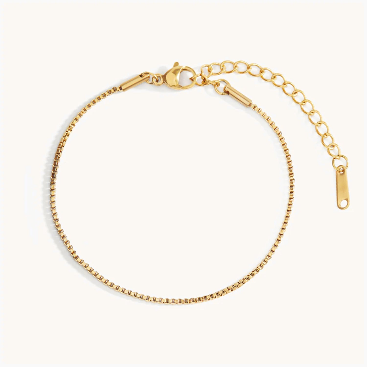 Bracelet Chaîne Box Essentiel en Or