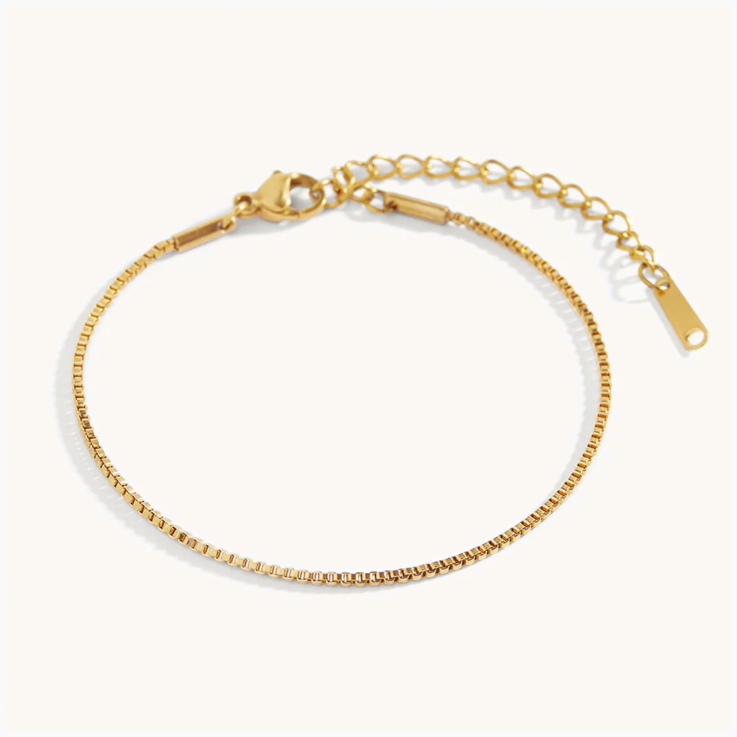 Bracelet Chaîne Box Essentiel en Or