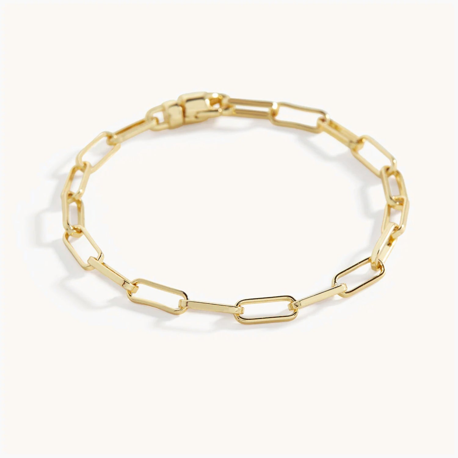 Bracelet Chaîne Maillons Ouverts en Or
