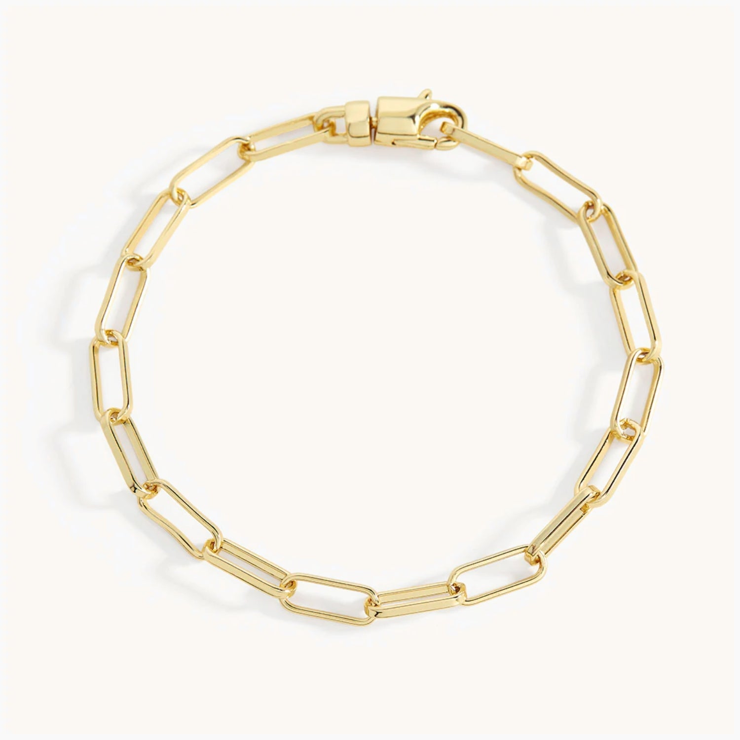 Bracelet Chaîne Maillons Ouverts en Or