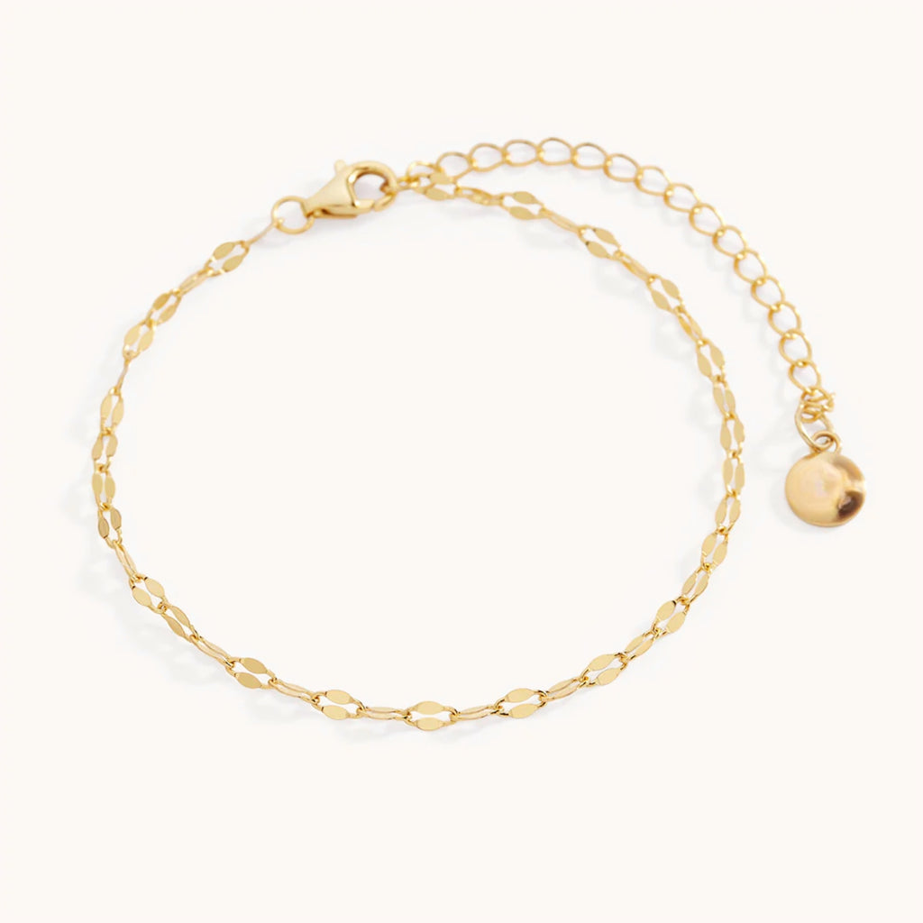 Bracelet Chaîne de Pétales en Or