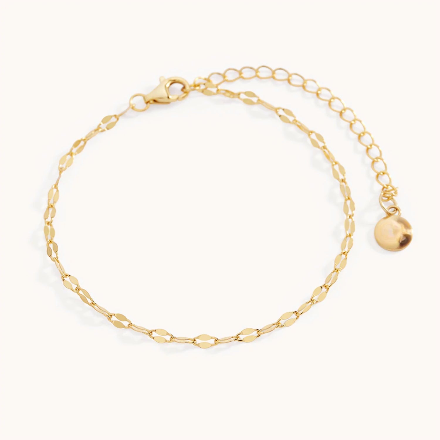 Bracelet Chaîne de Pétales en Or