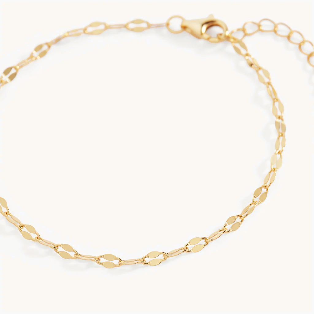 Bracelet Chaîne de Pétales en Or