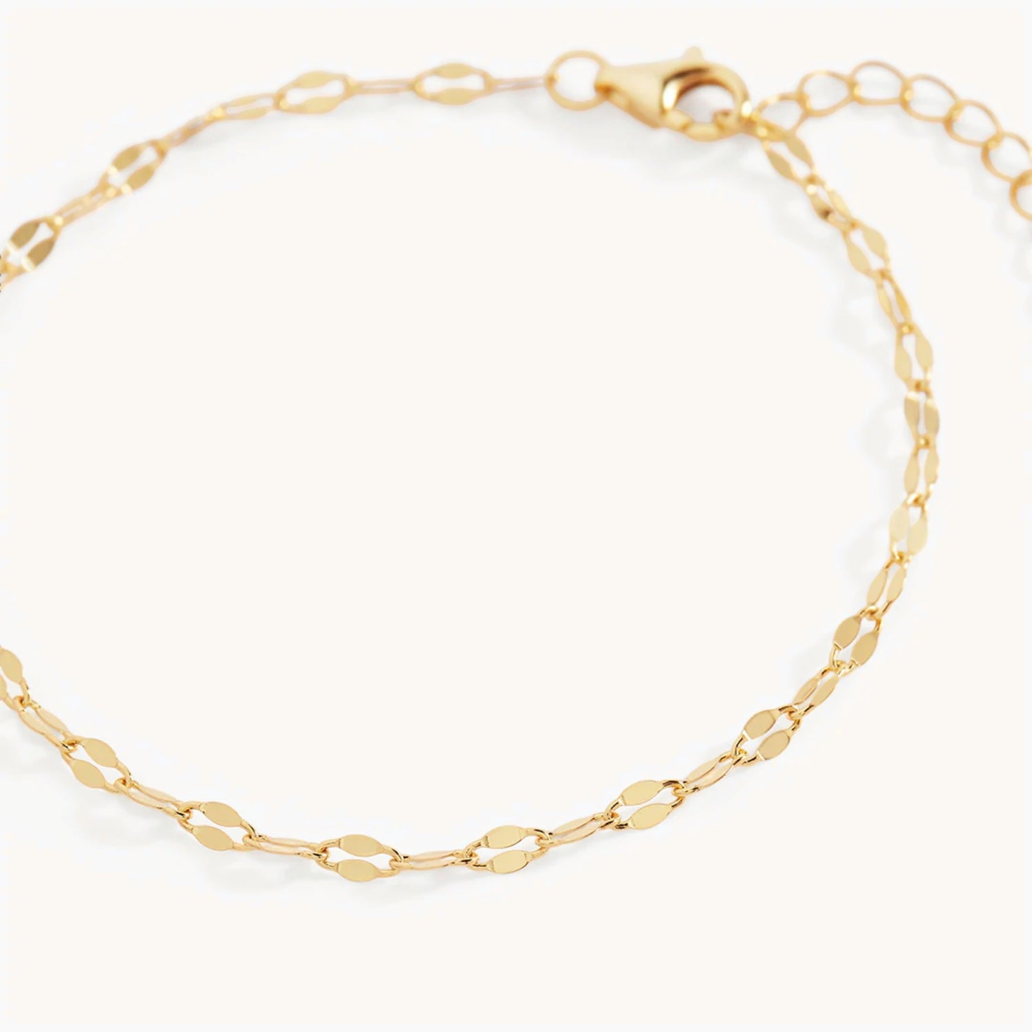 Bracelet Chaîne de Pétales en Or