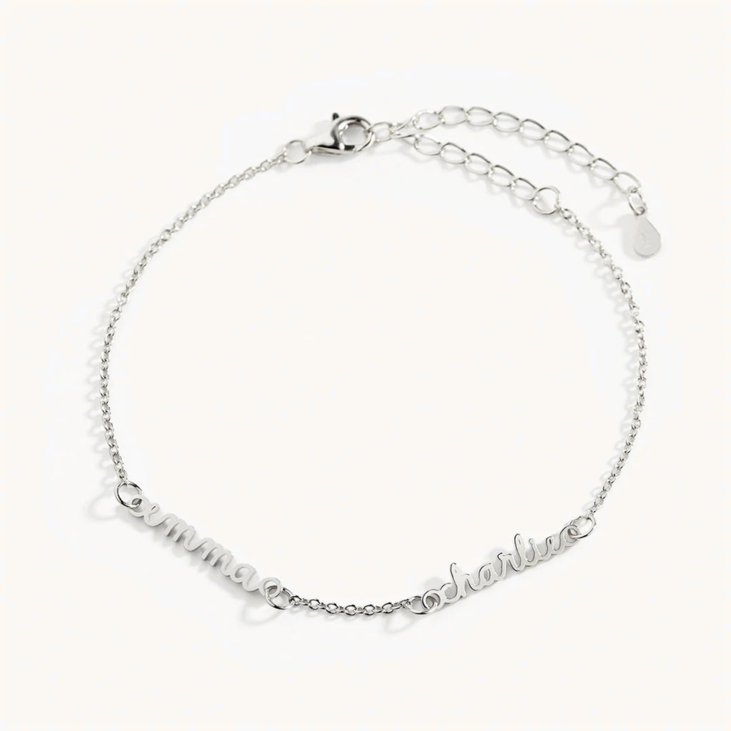 Delicate Multiple Name Bracelet