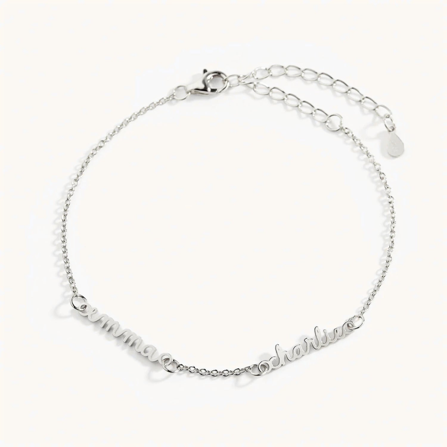 Delicate Multiple Name Bracelet