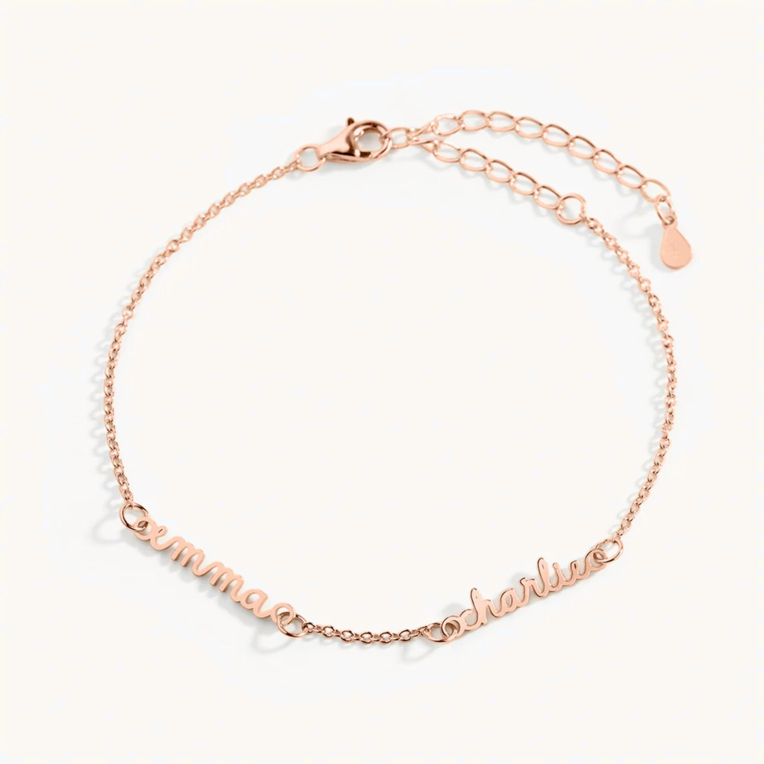 Delicate Multiple Name Bracelet