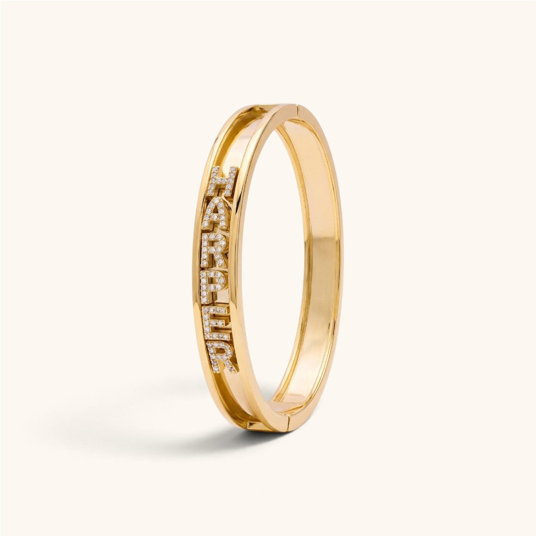 Icon Bracelet | Personalized Sliding Name Bangle