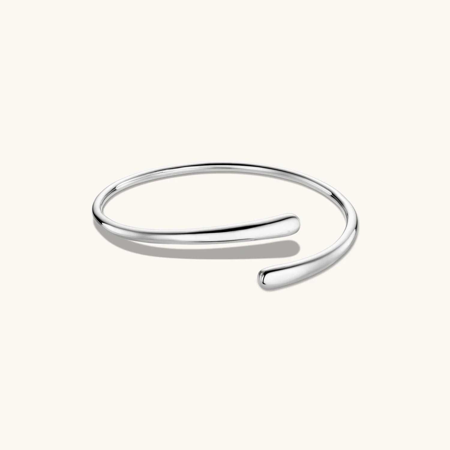 Bracelet Manchette Dome en Argent