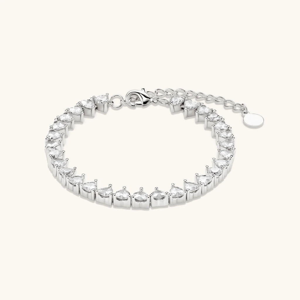 Bracelet Tennis Amore en Argent