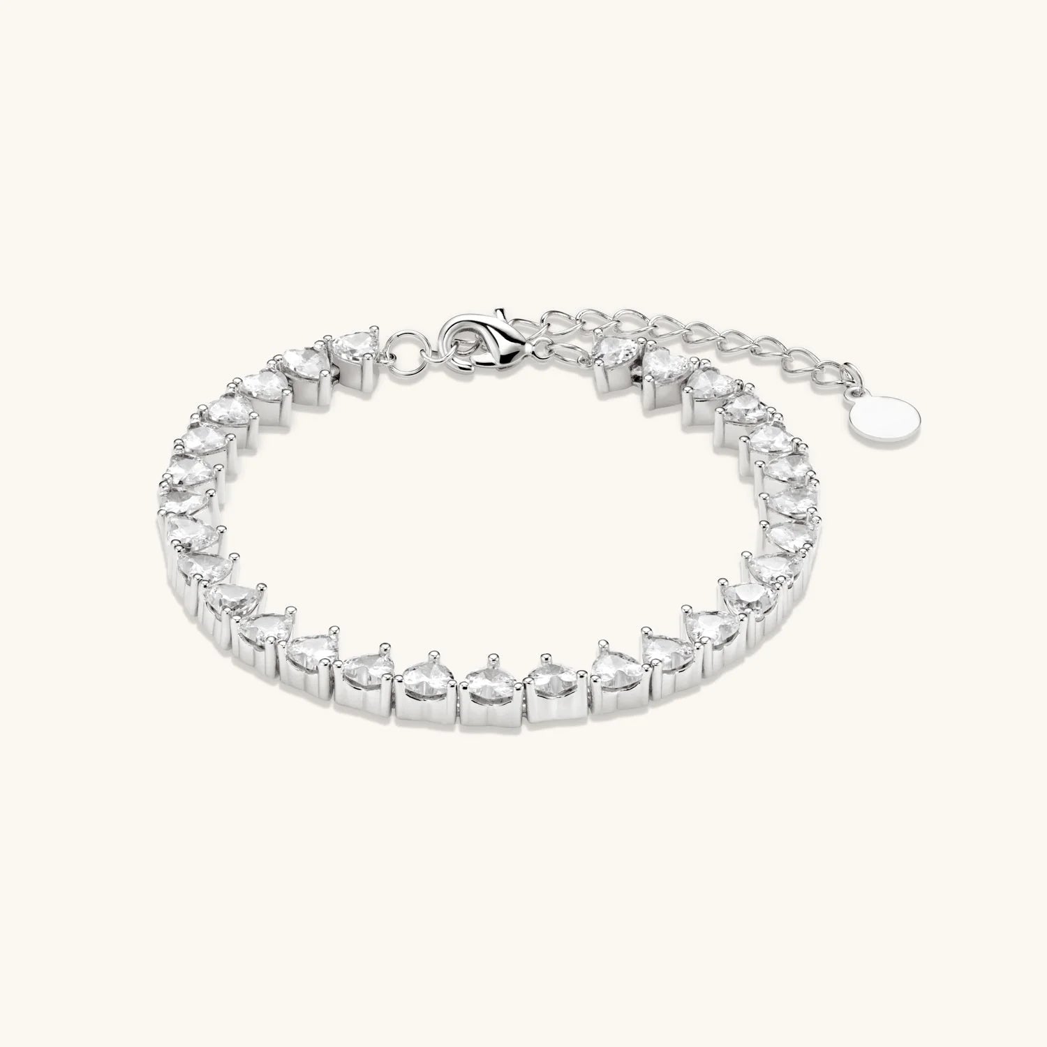 Bracelet Tennis Amore en Argent
