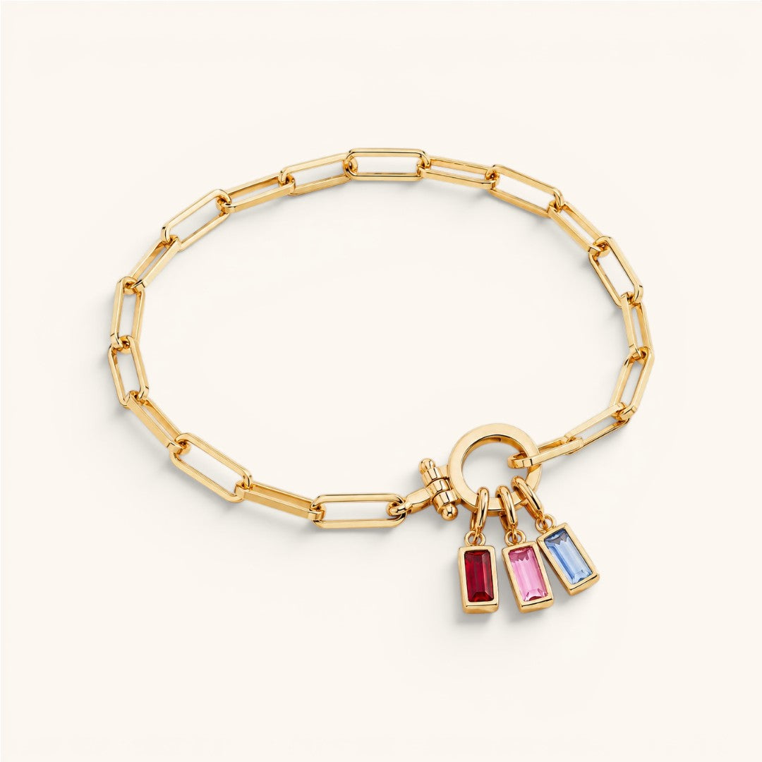 Pulsera Destellos de Vida Con Piedra de Nacimiento