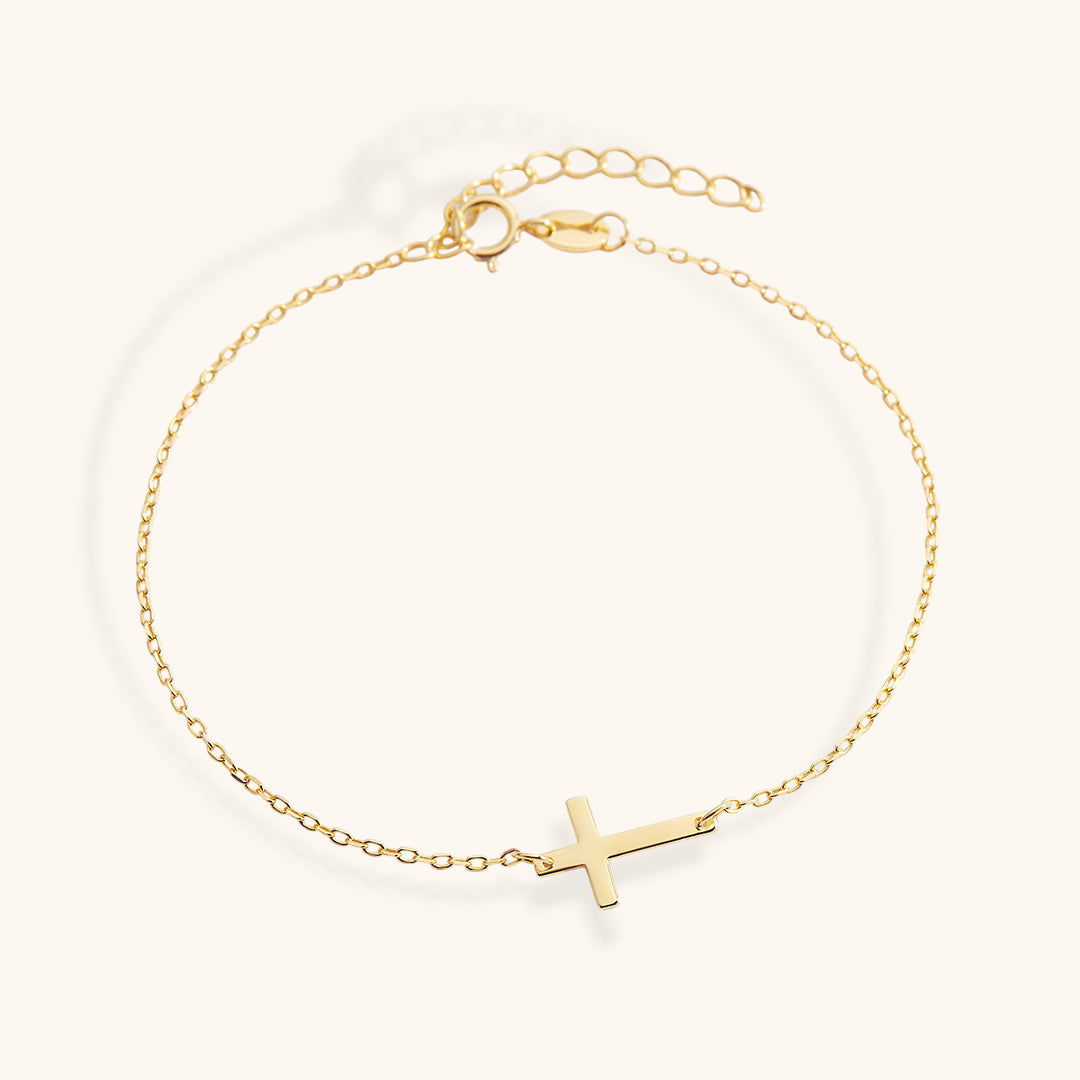 Bracelet Croix Chrétienne pour Femme