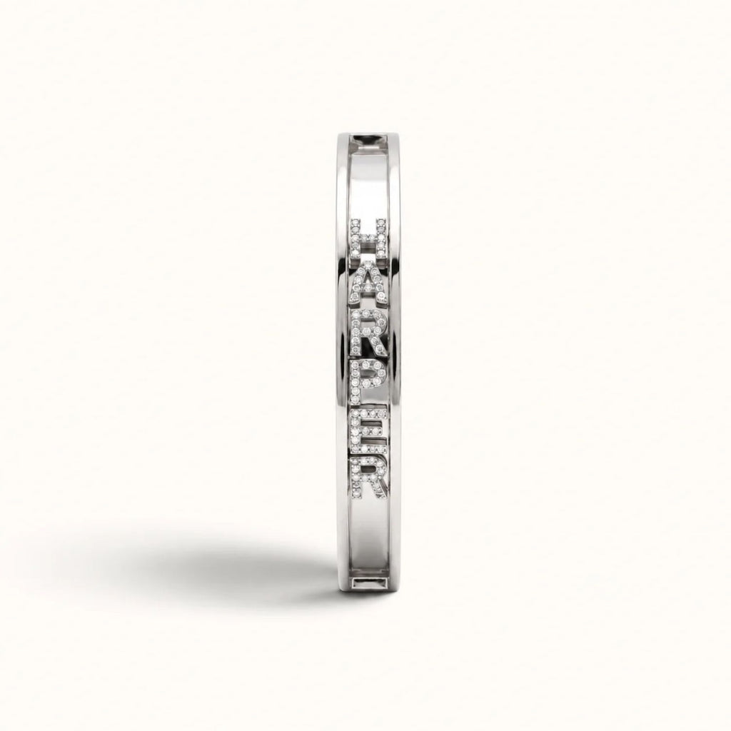 Bracelet Icône | Jonc Personnalisé Avec Prénom Coulissant