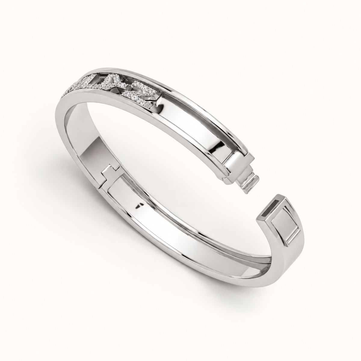 Bracelet Icône | Jonc Personnalisé Avec Prénom Coulissant