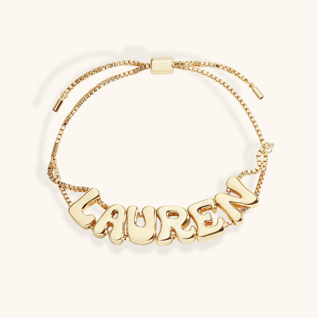 Banner-Word Bracelet