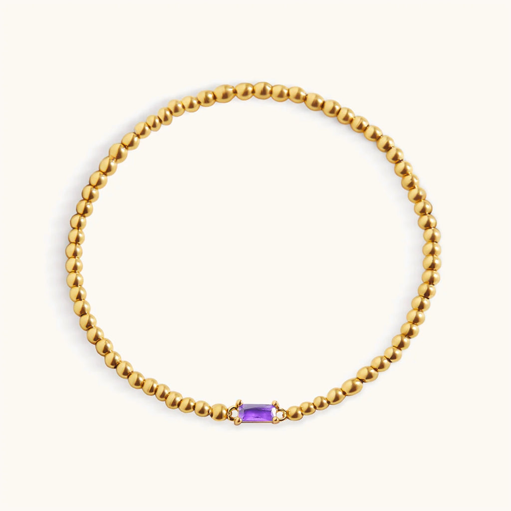 Perlenarmband mit Geburtsstein