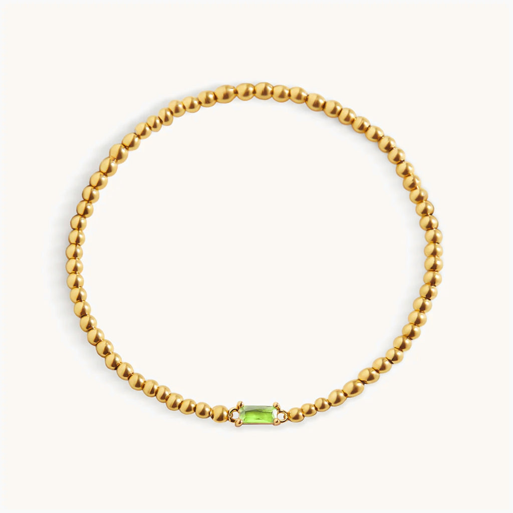 Beaded Birthstone Bracelet