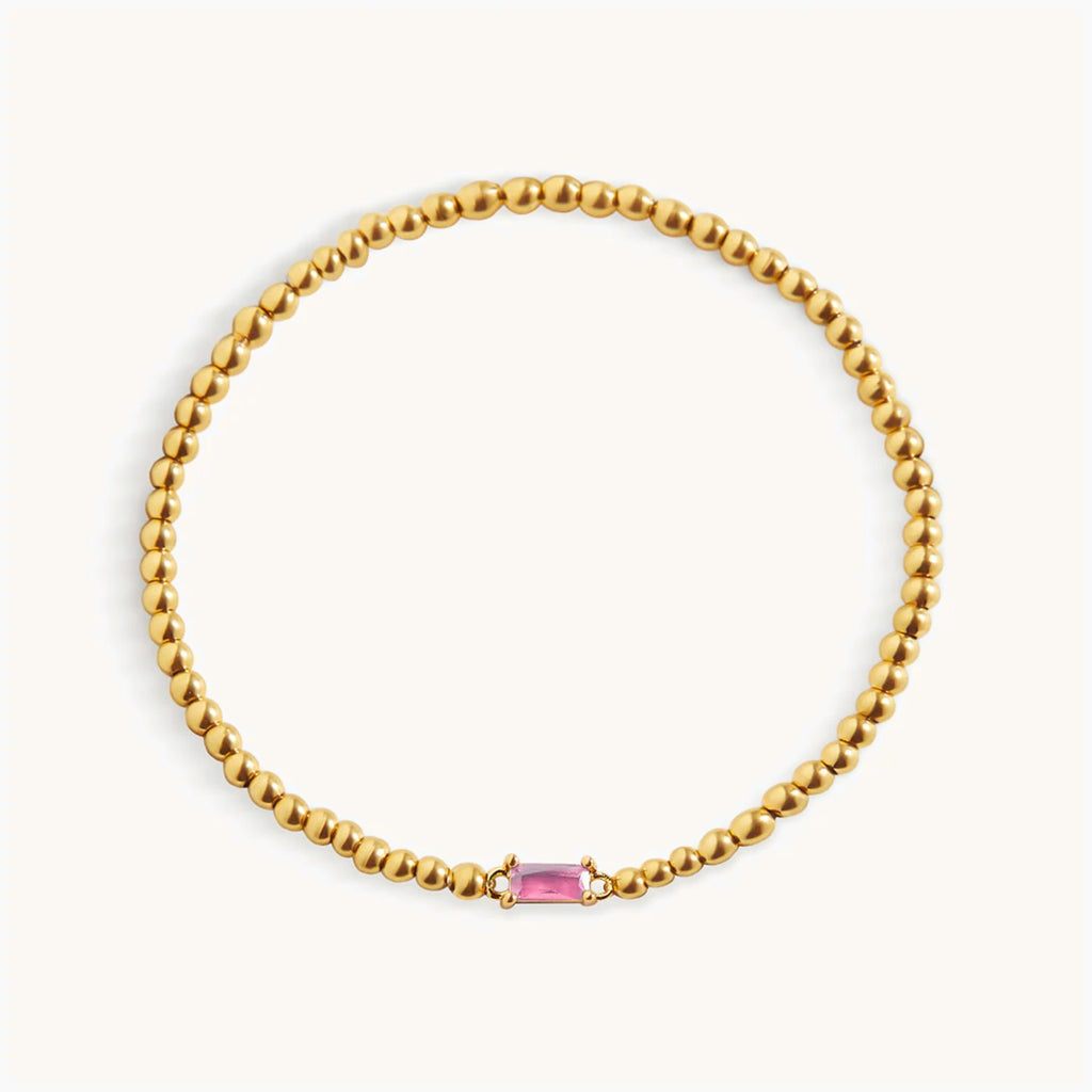 Beaded Birthstone Bracelet