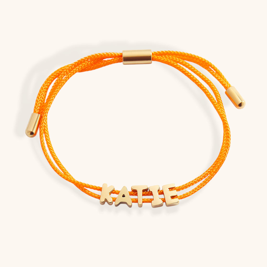 Name Cord Bracelet